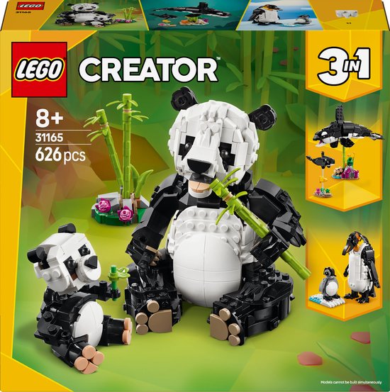 LEGO Creator Wilde dieren: pandafamilie 31165