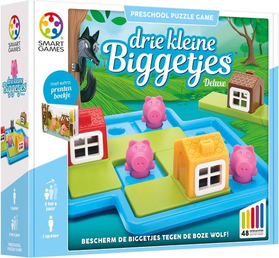SmartGames Drie Kleine Biggetjes Deluxe Drie Kleine Biggetjes Deluxe